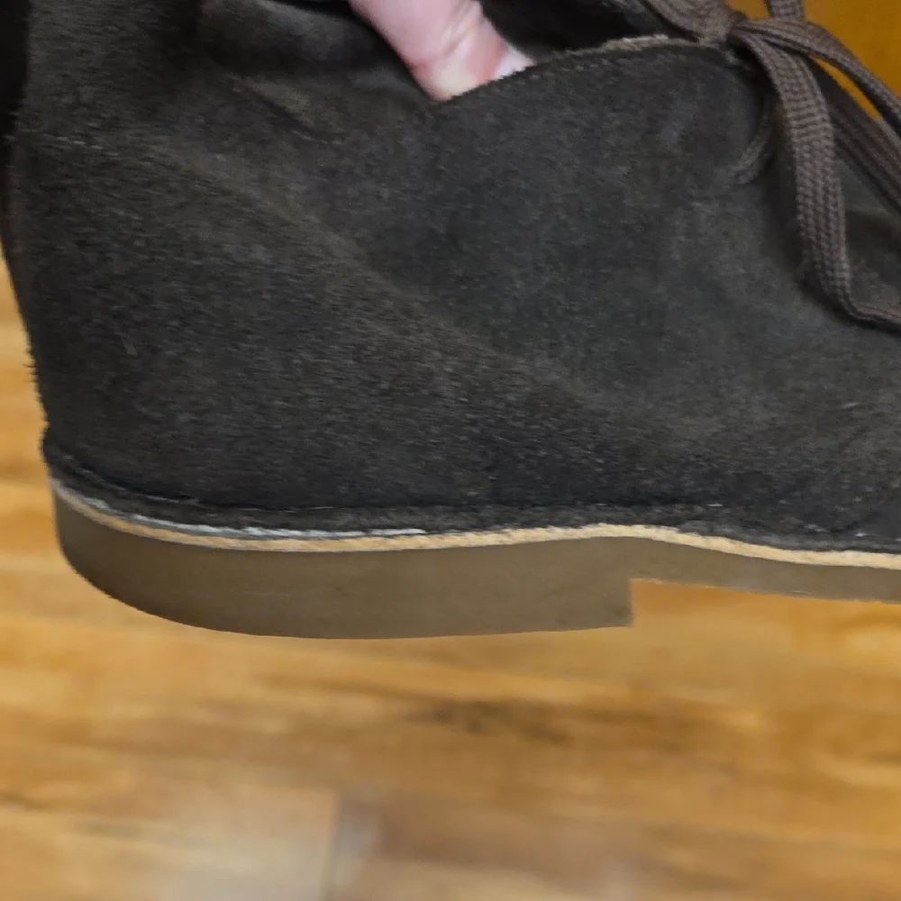 Robert Wayne Size 11D Greyson Suede Brown Ankle Lace Up Chukka Boots